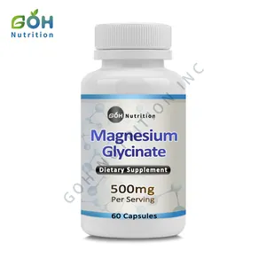 GOH OEM Eigenmarke Knochen- und Gelenkstütze-Supplement Magnesiumglycinat-Pulver/Kapseln/Tabletten