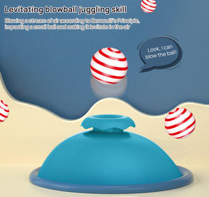 Novedoso y Adorable Juguete Musical con Forma de Ballena Eléctrica que Sopla Bolas, con Bola Pequeña Suspendida, Funciona con Batería Universal para Niños - Product Image 3