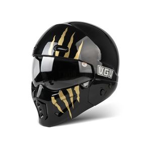 Casco de Moto Integral Vintage Scorpion, Protección Solar, Transpirable, Unisex, para Verano - Product Image 1
