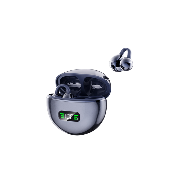 OEM Fashion BT 5.4 Headphones X01 HiFI Sound Quality 400mAh Ultra Long Standby Life Ultra Light Ear Clip Digital Display