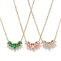 Collar con Colgante Personalizado de Moda, Cadenas Finas de Cobre, Joyería para Mujer, Regalos para Fiestas