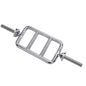 Barre de triceps en acier, équipement de fitness pour la musculation, barre d'haltères - Product Image 1