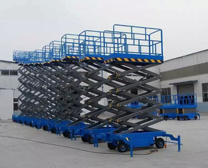 Elevador móvil de vehículo de trabajo aéreo Eléctrico Autopropulsado-Motor de plataforma de elevación hidráulica de tijera automática - Product Image 6