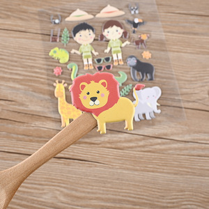 Autocollant à bulles 3D personnalisé mignon filles garçons feuille de mousse déco gonflée Journal Scrapbook planificateur PVC autocollants Pack pour enfants artisanat cadeau - Product Image 4