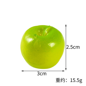 Miniature simulated apples, green apples, red apples, simulated fruit, <b>backpacks</b>, car keychains, pendants - Product Image 5