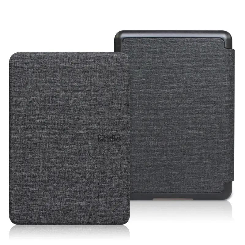 Housse de tablette tissée en PVC pour lecteur d'ebook, étui de réveil pour Amazon Kindle Paperwhite 2021 11Gen 6.8 pouces KPW 2019