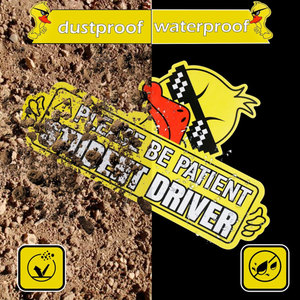 แม่เหล็กติดรถยนต์รูปเป็ดน่ารัก ป้ายนักเรียนหัดขับ แม่เหล็กติดกันชนรถยนต์ อุปกรณ์ตกแต่งภายนอกรถยนต์ สติ๊กเกอร์ติดรถยนต์ - Product Image 3