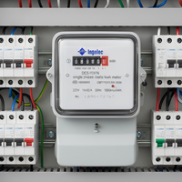 Compteur d'énergie écologique et créatif, équipement électrique standard pour centre commercial, instruments électriques esthétiques et confortables