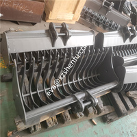 Bucket Excavator Mini untuk Mesin Konstruksi, Model Sieve Rake, Lebar 1000mm, Tipe Skeleton