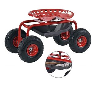 <span class=keywords><strong>Chariot</strong></span> <span class=keywords><strong>à</strong></span> roulettes <span class=keywords><strong>Chariot</strong></span> De Jardin Siège de Travail Roulant Ensemble D'outils De Jardin - Product Image 1