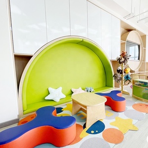 Letti a Castello in Legno Massello JOOYES per Bambini, Impilabili, per Asilo Nido, con Sponde di Sicurezza - Product Image 3