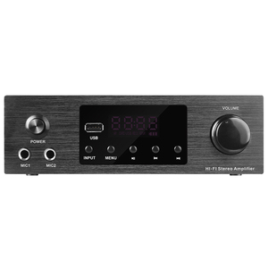 <span class=keywords><strong>HYPERSOUND</strong></span> 2CH 120W เครื่องขยายเสียงสเตอริโอไฮไฟสำหรับรถยนต์และบ้าน ทำจากโลหะ - Product Image 2