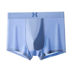 Nouveau Sous-vêtement <span class=keywords><strong>Homme</strong></span> d'Été Taille Mi-Haute en Soie Glacée, Slips, Strings en <span class=keywords><strong>Dentelle</strong></span>, Boxers Courts et Shorts de Sport Unis <span class=keywords><strong>pour</strong></span> <span class=keywords><strong>Homme</strong></span> de Haute Qualité - Product Image 5
