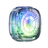 Refroidisseur de téléphone de jeu GreatRoc RGB en alliage d'aluminium et plastique ABS, avec éclairage RGB, réfrigération Ice TEC, affichage de la température LCD et fixation magnétique