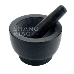 Juego de Molinillo de Hierbas y Triturador de Pastillas, Molcajete Resistente para <span class=keywords><strong>Guacamole</strong></span>, Mortero y Maja de Granito - Product Image 5