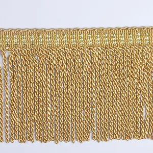 Factory Hot Sales Bullion Fringe Tassel And Fringe 8 Cm New Wholesale Custom Polyester Ribbon Trim Bullion Fringe