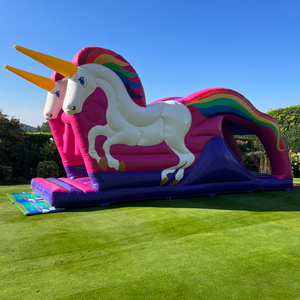 <span class=keywords><strong>2025</strong></span> thương mại Inflatable 13ft <span class=keywords><strong>PVC</strong></span> Unicorn nhảy thư bị trả lại trượt với Blower Mô hình nhà Bouncer 3 năm Bảo hành vận chuyển đường biển - Product Image 3