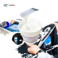 Cowint पानी आधार सफेद रबर पेस्ट कपड़ा छपाई स्याही निर्माताओं ऑफसेट डिजिटल सिल्क स्क्रीन प्रिंटिंग स्याही