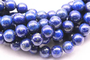 4 ~ 12mm Grade AA Natural Lapis Lazuli Smooth Round Gemstone Loose Beads 15.5 ''pro strang
