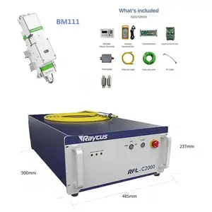 Raycus 2KW otomatik odaklama Raytools Fiber lazer kesme başlığı BM111 Fiber lazer ekipman parçaları Fiber lazer kesim makinesi için