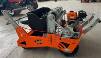 Semoir à ail autopropulsé à 4 rangs avec moteur à essence pour la plantation de l'ail dans les fermes agricoles