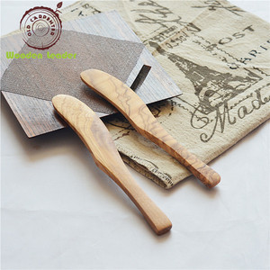 del medio ambiente accesorios de cocina herramientas creativa alta calidad de madera de olivo cuchillo de mantequilla - Product Image 5