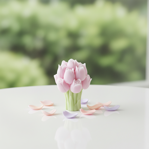 Tulpen Kaarsenmal voor het maken van kaarsen 3D siliconenmal voor het gieten van hars DIY gips polymeerklei huisdecoratie China model - Product Image 3