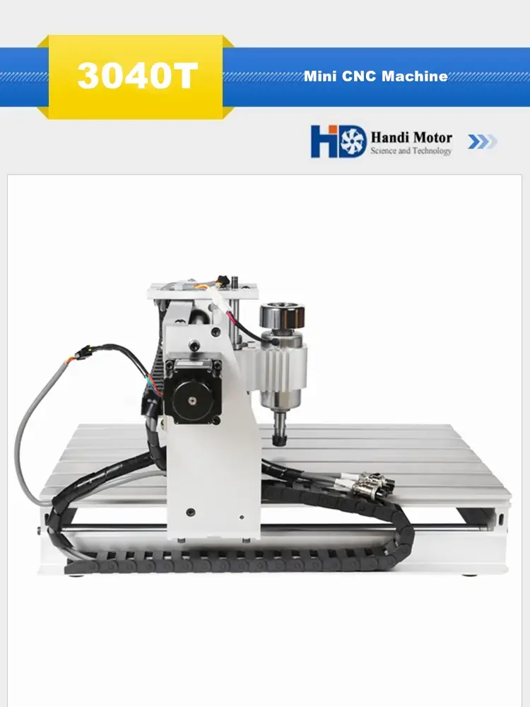 3040T 4 axis 1.5kw 3D Mini desktop CNC Router machine for DIY Cutting Engraving wood carving