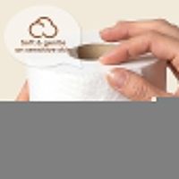 Papier toilette doux, biologique, écologique, certifié, OEM, personnalisé, pas cher, 4, 3, 2 plis, rouleaux de papier toilette