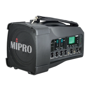 ไมโครโฟนไร้สายแบบพกพา MIPRO สองช่องสัญญาณ พร้อมระบบลำโพง TWS สำหรับการสอนและการนำเที่ยว - Product Image 4