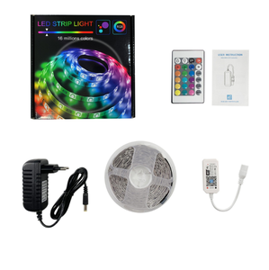 Bande lumineuse LED 24V 5050 RGB, Bluetooth, télécommande IP67, synchronisation de la musique, auto-adhésive, pour chambre à coucher, salle de jeux, KTV, décoration ambiante - Product Image 4