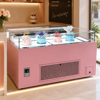 Refroidisseur de vitrine d'affichage de gâteau de refroidissement haute efficacité de conception verticale de luxe à base de