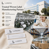 Étiquettes personnalisées écologiques avec logo de marque en relief, design recyclable, pour vêtements, étiquettes tissées personnalisées pour marques de vêtements