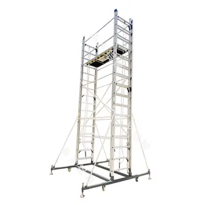 Metallic Andamio Ladder Type Frame Met Telescopische Katrol Voor Steigersysteem Voor Bouw Verkoop Andaimes