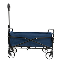 Camping en plein air de haute qualité Mini chariot pliable Camp Wagon Shopping Shopping Express chariot de pêche