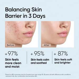 Custom Smooth Hydrate <b>Skin</b> Barrier Facial Wash Foam Amino Acid Gentle Cleansing Mousse Face <b>Cleanser</b> <b>for</b> All <b>Skin</b> Types - Product Image 5