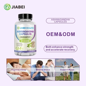 Fabricant de compléments alimentaires sur mesure, capsules d'ashwagandha personnalisées, améliore la qualité du sommeil pour les adultes, vitamines en gros - Product Image 3