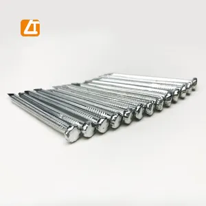 Recubierto de zinc acero 45 # clavos de hormigón caja de 1 kg