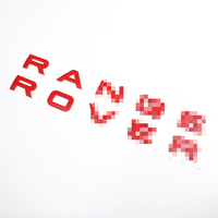 10 ensembles d'autocollants 3D en ABS pour voiture, lettres pour capot avant, coffre arrière, emblème de badge Range Rover, logo, accessoires de style automobile