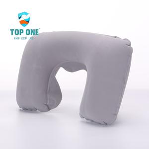 Vendeur chaud oreiller de cou de voyage gonflable en forme de U confortable et coloré Top One pour voler - Product Image 5