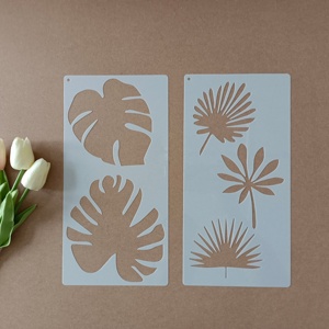 Nouveau design en feuille de palmier, <span class=keywords><strong>peinture</strong></span> en aérosol pour meubles en Mylar de 10 mil, pochoirs en plastique personnalisés pour la <span class=keywords><strong>peinture</strong></span> murale - Product Image 5
