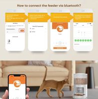 Vente chaude 4L mangeoire automatique pour animaux de compagnie 6 repas LCD synchronisation Intelligent WIFI chien chat distributeur de nourriture Durable avec charge de Source chaude