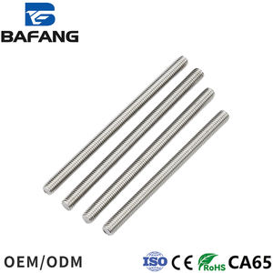 304/316/201/נירוסטה בר חוט 1 מטר, הברגה הברגה הברגה m3m4m5m6m8 m10 - Product Image 3