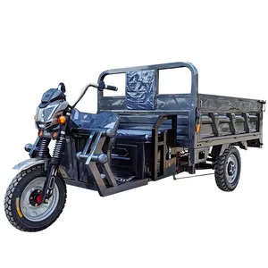 Farm Uses 1500W Motor Rated Load 1000kg Automatic Unloading Electric Cargo Tricycle