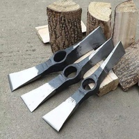 Hachette, pioche, bêche, outil de fendage de bois, outil de terrassement, outils de jardinage et d'agriculture, modèle 002, en acier forgé Hongrui Rail Steel