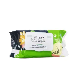 Pet Dog and Cat Special tear removing eye clean paitos humedos Pet Dog Wipes