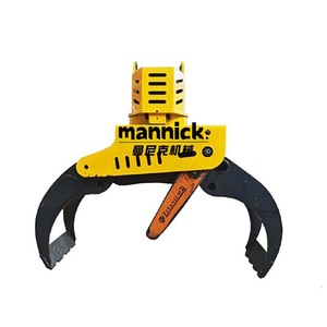 Accessorio Idraulico per Escavatore con Pinza Forestale e Sega per Taglio Legna - Product Image 1