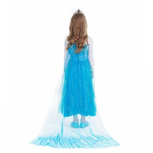 7 pièces filles fantaisie Elsa princesse Costume habiller Cosplay fête d'anniversaire robes <span class=keywords><strong>TV</strong></span> & film Costumes enfants filles <span class=keywords><strong>reine</strong></span> <span class=keywords><strong>des</strong></span> <span class=keywords><strong>neiges</strong></span> ensemble - Product Image 3
