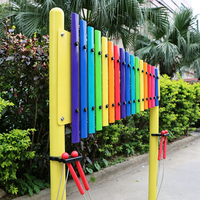 Non Motorized Made Kindergarten Community Garden Outdoor Rhythm Instructor Music Piano Percussion Instrument Equipment