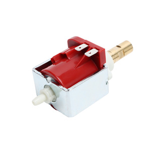 Pompe électromagnétique à piston 48W, hauteur de refoulement 8M, débit minimum 1500ML, corps en cuivre, pour distributeur d'eau, machine à café, équipement médical - Product Image 4